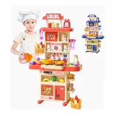 Cocinitas Infantil Cocina Juguete Luz Sonido Vapor Spray