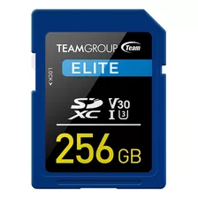 Teamgroup Elite Uhs-i U3 V30 Uhd De 256 Gb, Speed De...