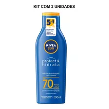 Kit Nivea Sun Protect & Hidrata Fps70 Com 2un De 200ml Cada