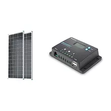 2 Paneles Solares De 100 Vatios 12 Voltios, Cargador De Ener