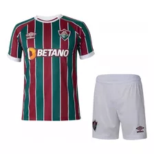 Conjunto Infantil Fluminense Oficial 23/24 Pronta Entrega