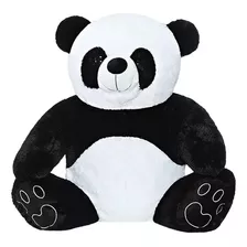 Urso Panda 60 Cm Pelúcia Super Realista 
