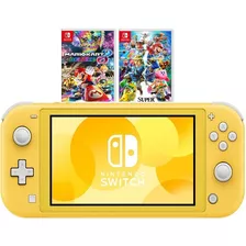 Nintendo Switch Lite Yellow + 2 Juegos Fisicos + Obsequio