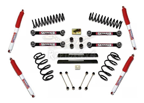 Kit Elevacion 4 Suspension Jeep Wrangler Tj 97-06 Skyjacker Foto 2