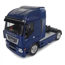 Iveco Stralis 480 4x2 Ano 2012 Cor Azul Esc 1:43 Ixo