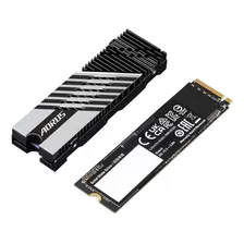 Ssd Gigabyte Aorus Gen4 M.2 2280 Nvme De 2tb Pci-express 4.0 X4, Nvme 1.4 Compativel Com O Console Ps5 Cor Preto