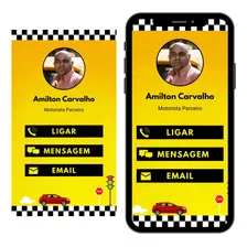 Cartão De Visitas Interativo Digital Taxista Uber 99 1111