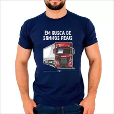 Camiseta Masculina Algodão Carreta Iveco