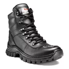 Bota Botina Coturno Militar Couro Adventure Resistente