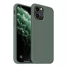 Funda Para iPhone 11 Pro Silicona/microfibra Verde Forest