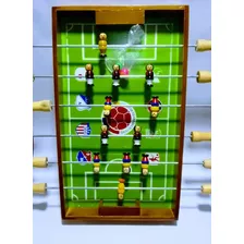 Juego De Futbolin Pequeño En Madera