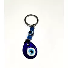 Llaveros Modelo Ojos Turcos Color Azul Feng Shui 