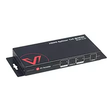 Divisor Hdmi De Acceso Av 1x4,1 En 4 Salidas 4k 1080p 3d, Pc