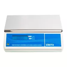 Balanza Comercial Digital Kretz Single Eco 30kg 110v/240v Color Blanco