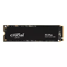 Disco Solido Nvme 1tb Pcie 3.0 M.2 2280 Crucial P3 3500 Mbps