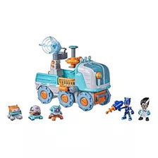 Pj Masks Romeo Bot Builder Preescolar Toy, 2-en-1 Romeo Vehi