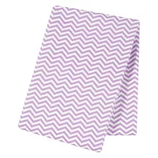 Lila Chevron Jumbo De Franela Lujo Manta De Envolver