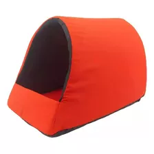 Cama Caminha Cachorro Gato Iglu Toca Casinha Extra Grande Gg Cor Vermelho