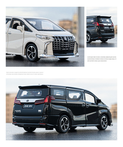 Toyota Alphard Miniatura Metal Coche Adornos Coleccionables Foto 6