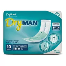 Absorvente Masculino Dry Man - Pct 10 Unidades