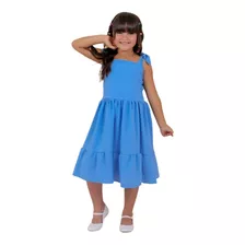 Vestido Infantil Juvenil Menina Festa Moda Evangelica Midi