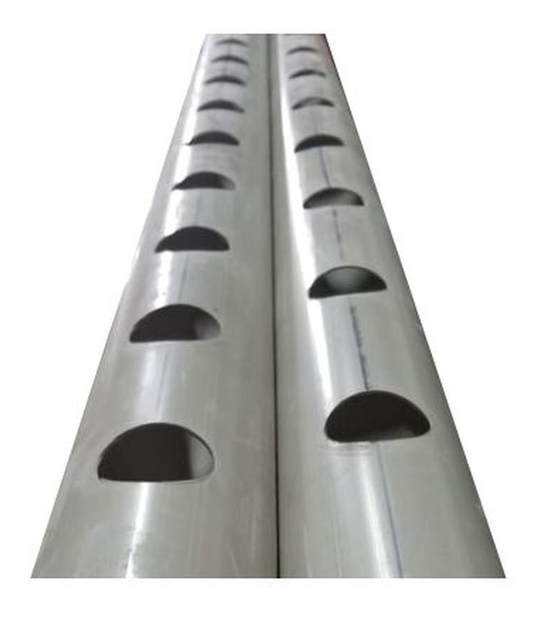 Tubo Pvc Para Hidroponia 110mm X 4mts Perforado