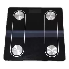 Báscula De Grasa Corporal Digital Con Aplicación Bluetooth De 180 Kg, Color Negro
