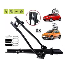 2 Un Calhas Transporte De Bike Rack Transbike Teto De Carro