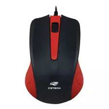 Mouse Usb Ms-20rd Vermelho C3 Tech