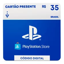 Cartão Presente Playstation Psn Gift Card Br R$ 35 Reais
