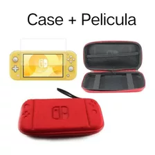 Case Capa Nintendo Switch Lite + Película De Vidro 