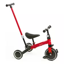 Triciclo Con Manija Bebesit 2 En 1 Rojo
