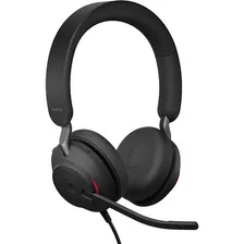 Headset Jabra Evolve2 40 Usb-a Stereo Uc - Preto