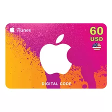 60 Itunes Gift Card Digital Original Apple Store Eeuu