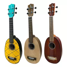 Ukelele Piña Incluye Forro+método +pick De Rasgueo 