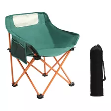 Silla Plegable Portátil Para Campamento Jardín Playa Verde