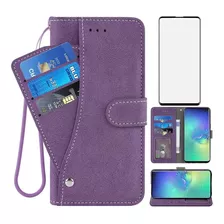 Funda Violeta Para Galaxy S10 Plus