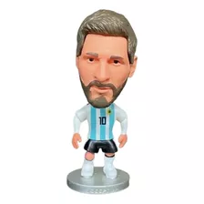 Muñeco Jugador De Futbol Cabezon Messi Argentina 