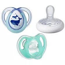 Chupones Tommee Tippee 3 Pzas Ortodonticos 0-6 Meses Color Blanco