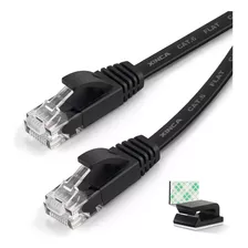 Cable Ethernet Xinca Cat6 Cable Lan De Red Plano Negro De 25