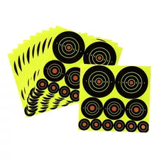 10 Pcs Alvo De Tiro Reativo E Brilhante Fluorescente Para