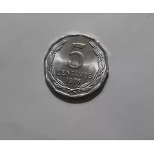 Moneda De 5 Centavos Año 1976 