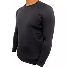 Camiseta Térmica Peluciada Segunda Pele Proteção Uv 50+