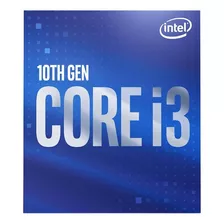 Processador Intel Core I3-10100 3.60ghz Até 4.3ghz Quad Core 6mb Cache (gráficos Integrados)