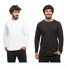 Kit 2 Camiseta Camisa Oversized Longline Masculina Ny Top