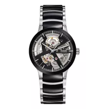 Rado Centrix Open Heart Reloj Automático Suizo Para Hombre Color De La Correa Negro