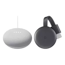 Pack Google Altavoz Nest Mini De 2ª Gen + Chromecast 3ª Gen