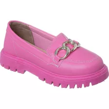 Mocassim Infantil Feminino Macio Oxford Corrente Ref 28001