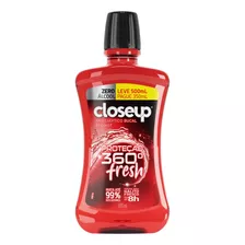 Antisséptico Bucal Zero Álcool Red Hot 500ml Closeup