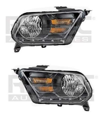 Par Juego Faros Ford Mustang 2010 - 2012 Depo Rxc Foto 4